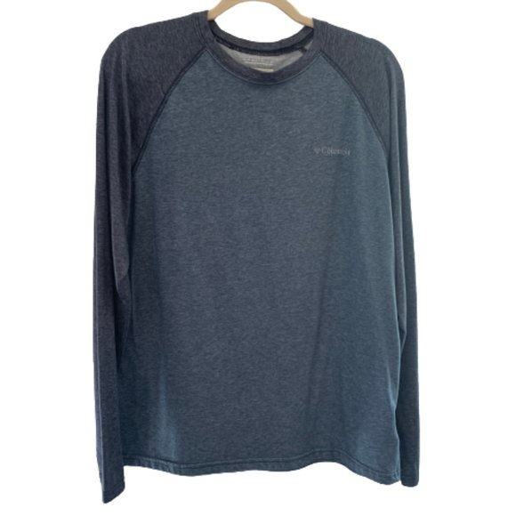 Men's Columbia Wildberry Omni-Wick Raglan Long Sleeve Tee EUC - Picture 1 of 8